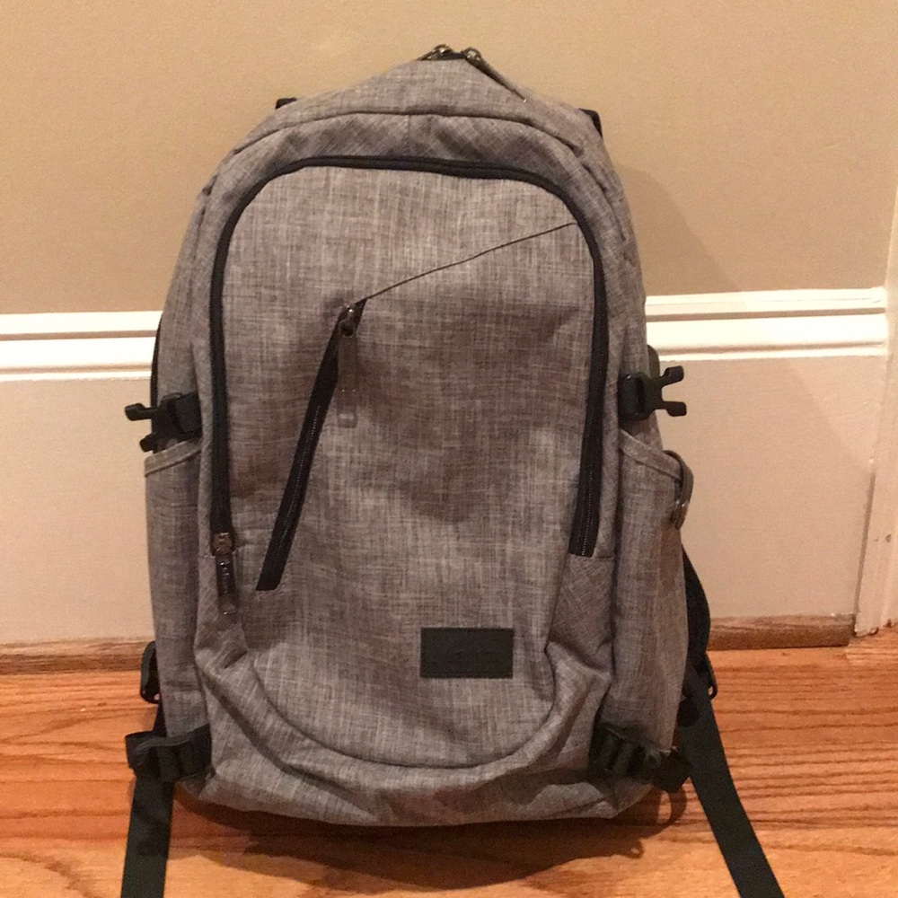 Heather Grey Backpack
